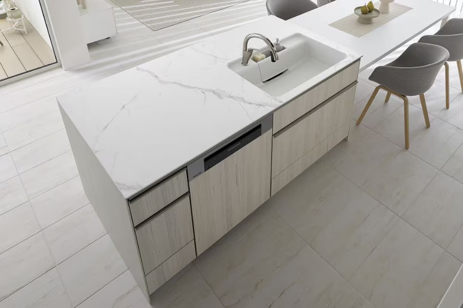 セラミックのワークトップ