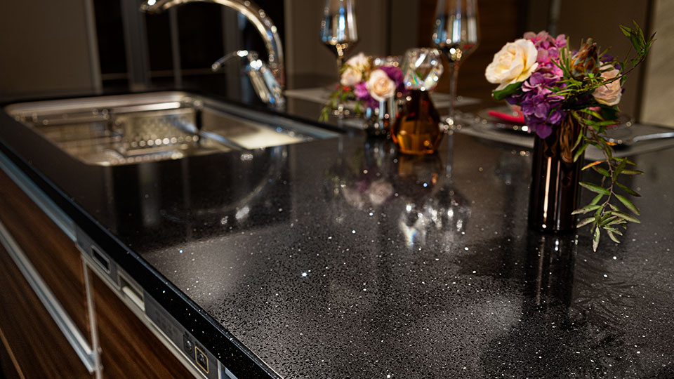 天然石のワークトップ