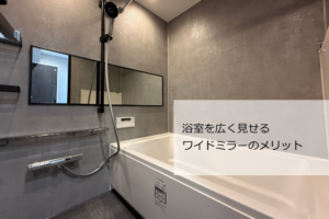 ワイドミラーのメリット