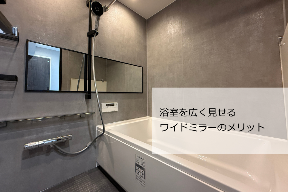 ワイドミラーのメリット