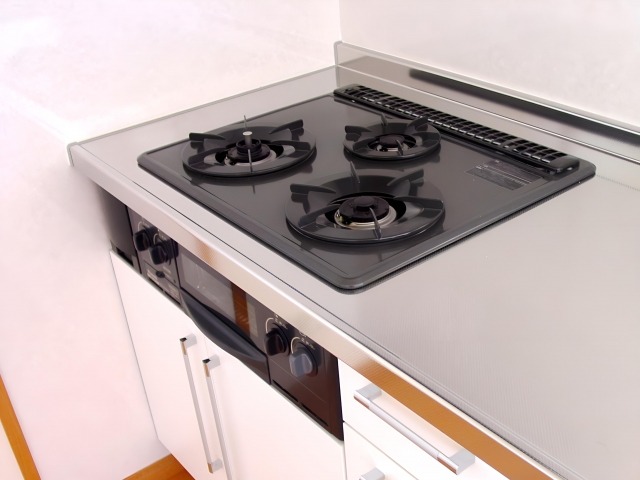 ステンレスのワークトップ