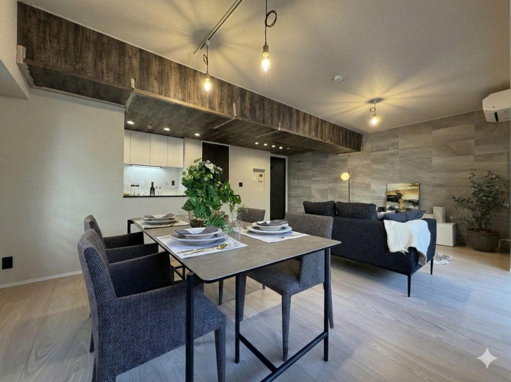 違和感を与えやすい下がり天井のイメージ