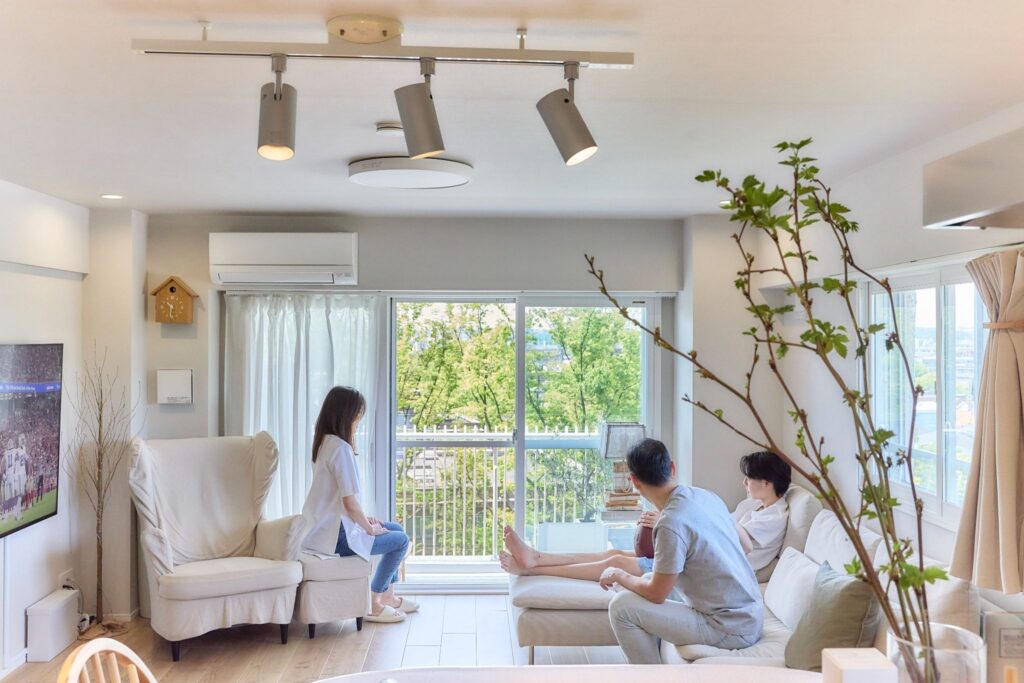 家族でくつろぐ空間に