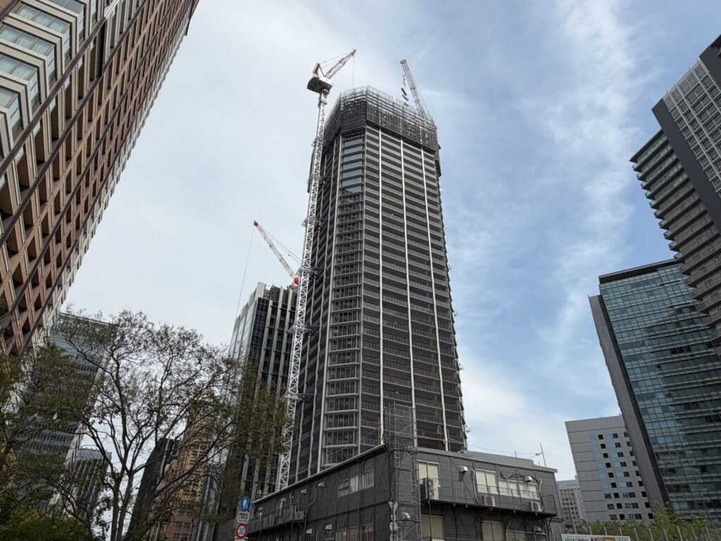 建設中の大崎リバーウォークガーデン