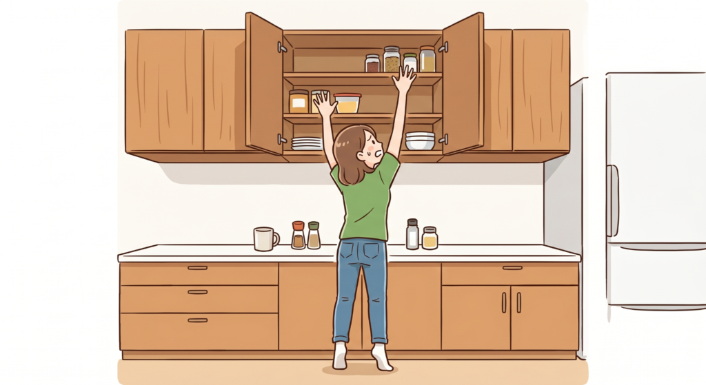 吊り戸棚が使いにくい理由