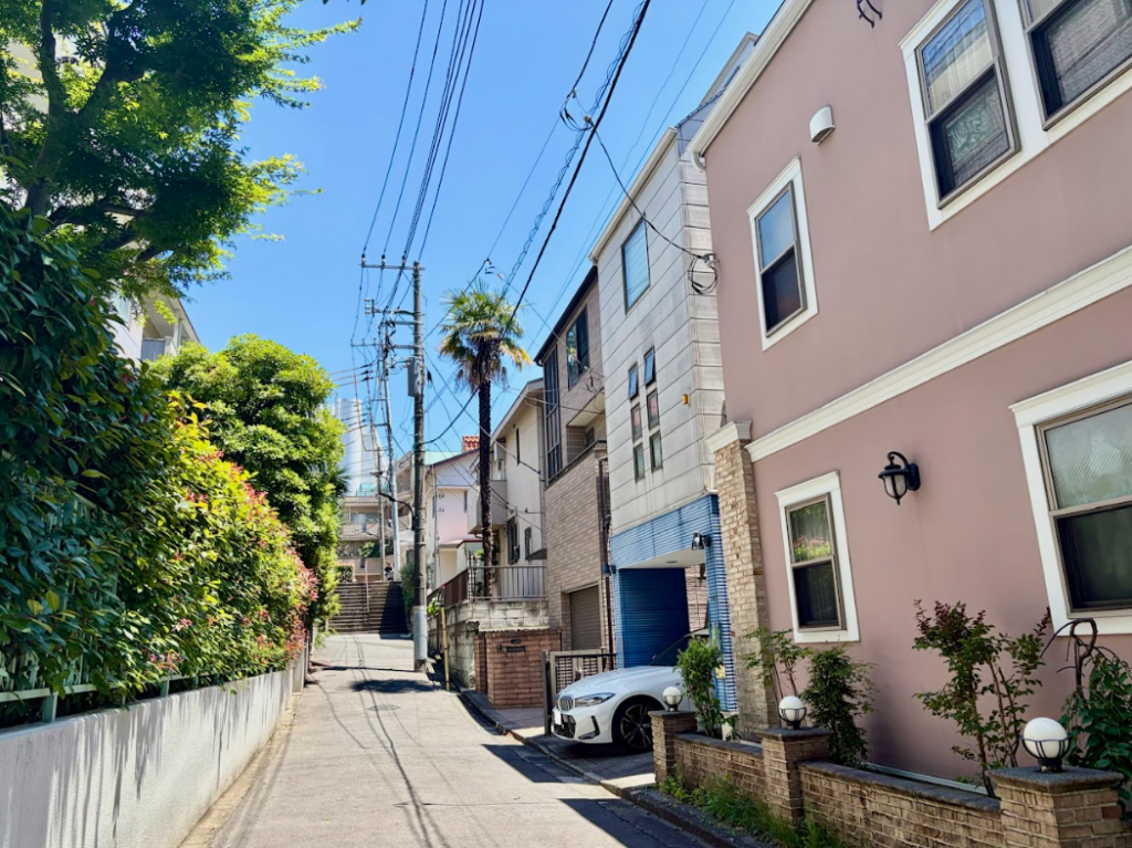 高輪街並み