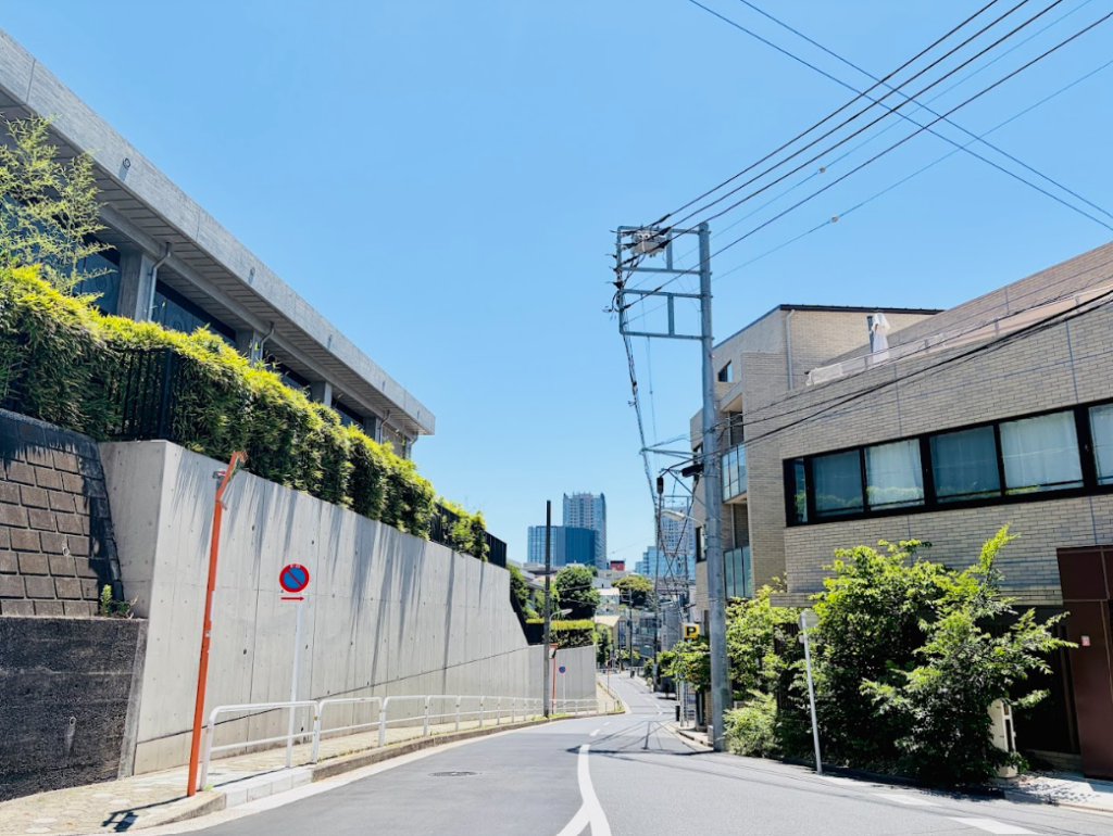 高輪街並み