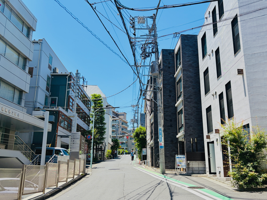 高輪街並み