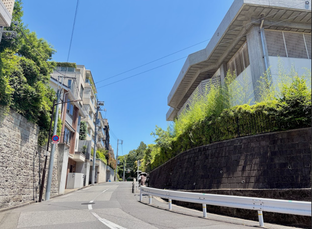 高輪街並み